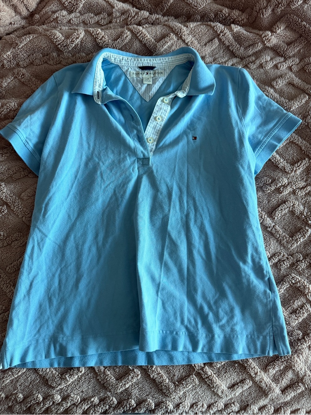 Tommy Hilfiger Light Blue Polo Shirt Women’s